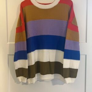 Multicolor Striped Women's Sweater